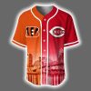 Bengals x Reds Skyline Personalized Jersey 2