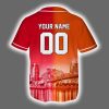 Bengals x Reds Skyline Personalized Jersey 3