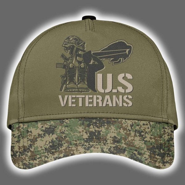 Bills Happy Veterans Day Night Game 2025 Hoodie Joggers Cap 3