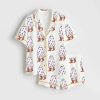 Boo In Boots Western Cowgirl Halloween Spooky Ghost Satin Pajama Set