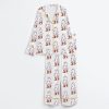 Boo In Boots Western Cowgirl Halloween Spooky Ghost Satin Pajama Set 3