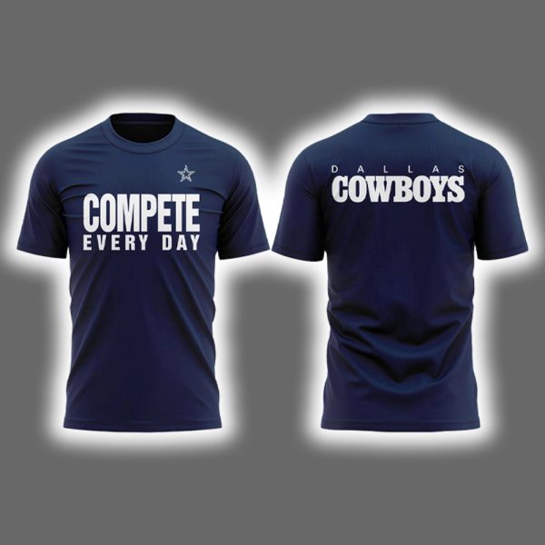 Brian Schottenheimer Coach Cowboys Compete Every Day Two-Sided Shirt