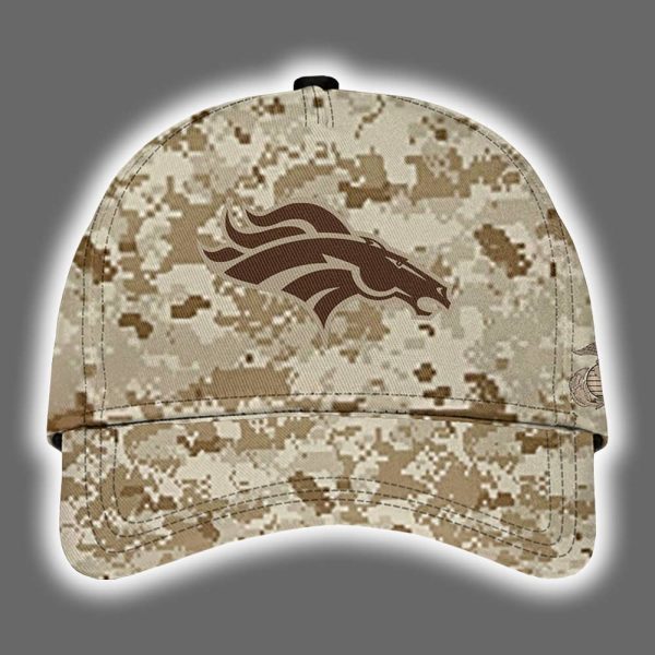 Broncos 2025 United State Mine Corps 250th Anniversary Hoodie Joggers Cap 3