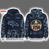 Broncos US Navy 250th Birthday Celebration Night Game 2025 Hoodie Joggers Cap