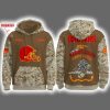 Browns USMC 250th Birthday Celebration Night Game 2025 Hoodie Joggers Cap