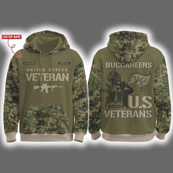 Buccaneers Happy Veterans Day Night Game 2025 Hoodie Joggers Cap
