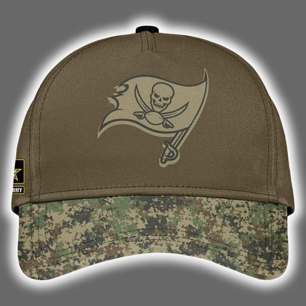 Buccaneers US Army 250th Birthday Celebration Night Game 2025 Hoodie Joggers Cap 3