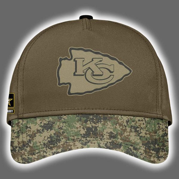 Chiefs US Army 250th Birthday Celebration Night Game 2025 Hoodie Joggers Cap 3