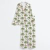 Christmas Palm Tree Satin Pajama Set 3