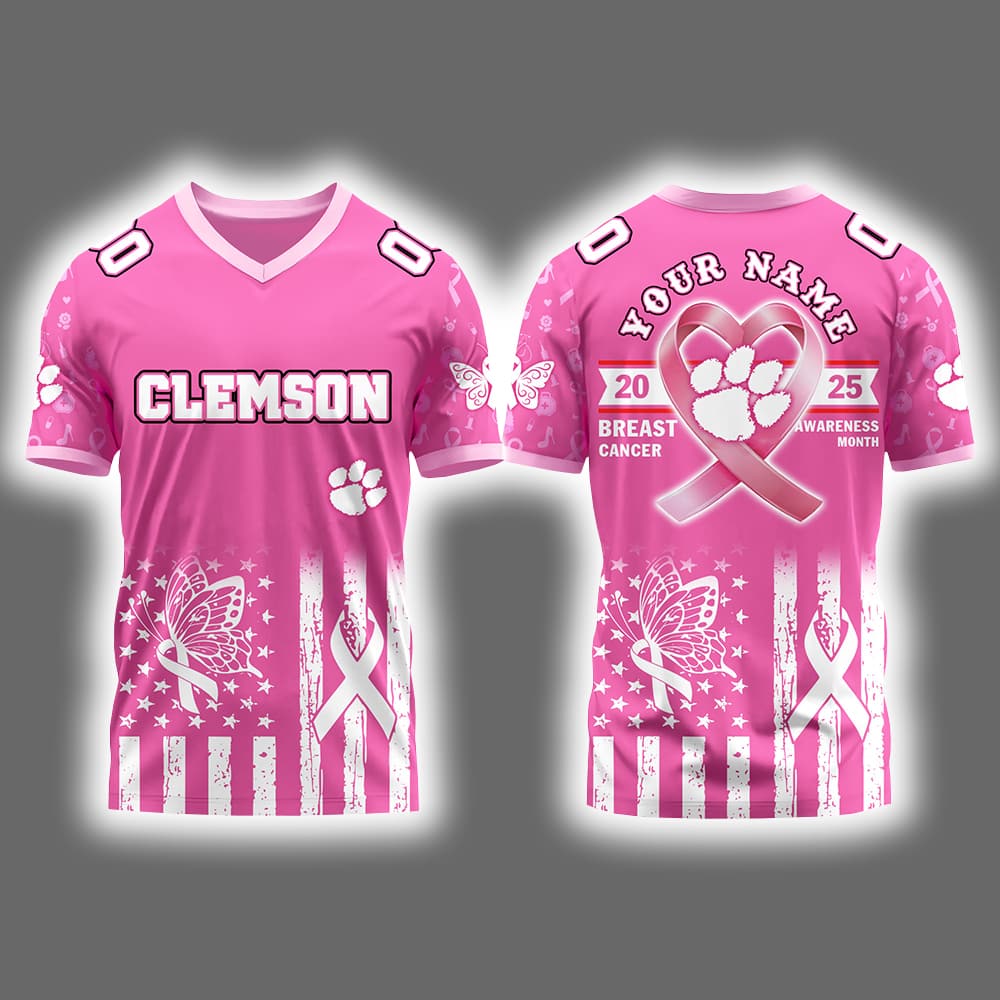 Clemson x Breast Cancer Awareness Month 2025 Jersey Clemson x Breast Cancer Awareness Month 2025 Jersey