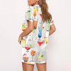 Cocktails Drinking Satin Pajama Set 3