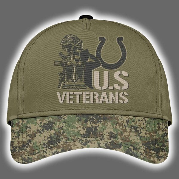 Colts Happy Veterans Day Night Game 2025 Hoodie Joggers Cap 3