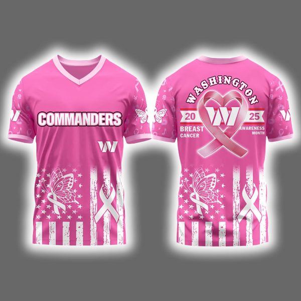 Commanders x Breast Cancer Awareness Month 2025 Football Jersey
