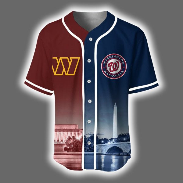 Commanders x Nationals Personalized Jersey 2