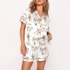 Country And Western Satin Pajama Set 2