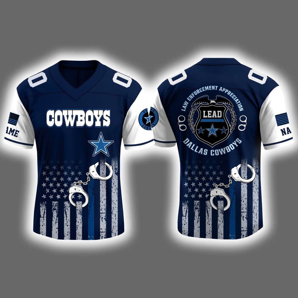 Cowboys Law Enforcement Appreciation 2025 Jersey Cowboys Law Enforcement Appreciation 2025 Jersey