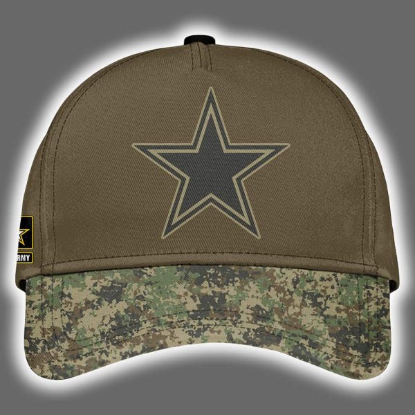 Cowboys US Army 250th Birthday Celebration Night Game 2025 Hoodie Joggers Cap 3
