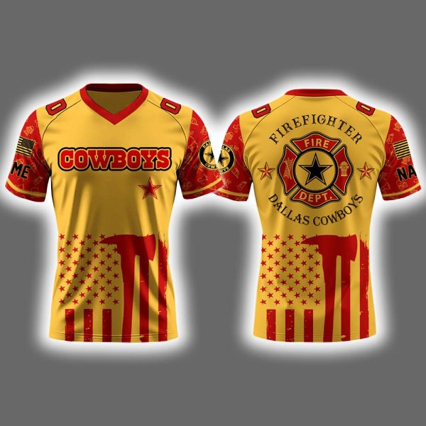Cowboys x Firefighter Appreciation Night 2025 Football Jersey