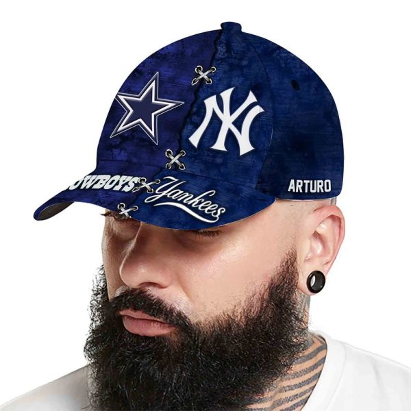 Cowboys x Yankees Personalized Hat 2