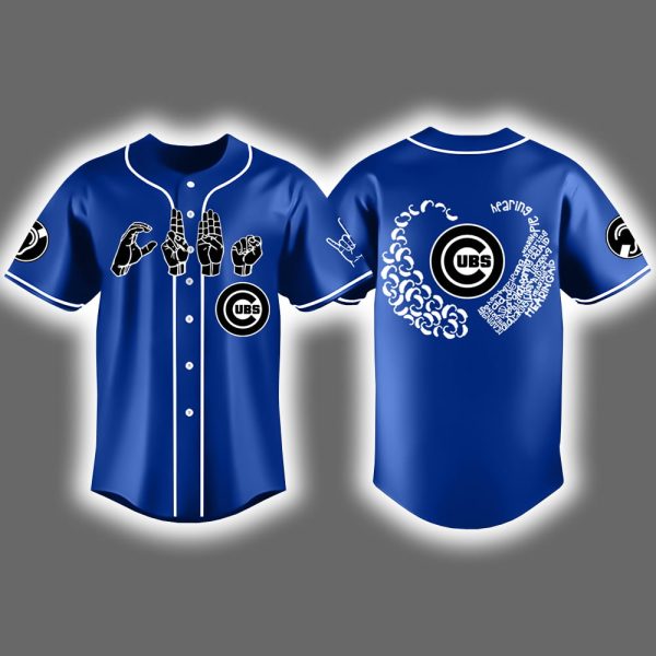 Cubs Deaf & Hard-of-Hearing Awareness Day 2025 Jersey