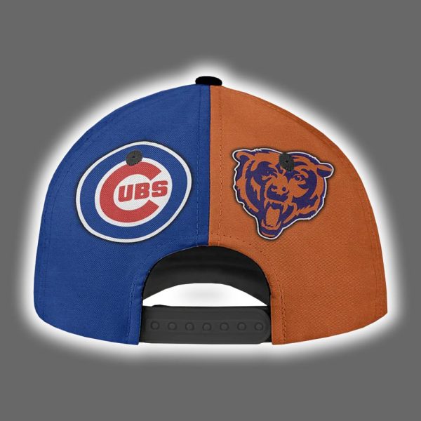 Cubs x Bears Skyline Personalized Hat 4