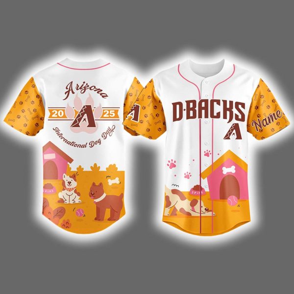 Diamondbacks International Dog Day 2025 Jersey