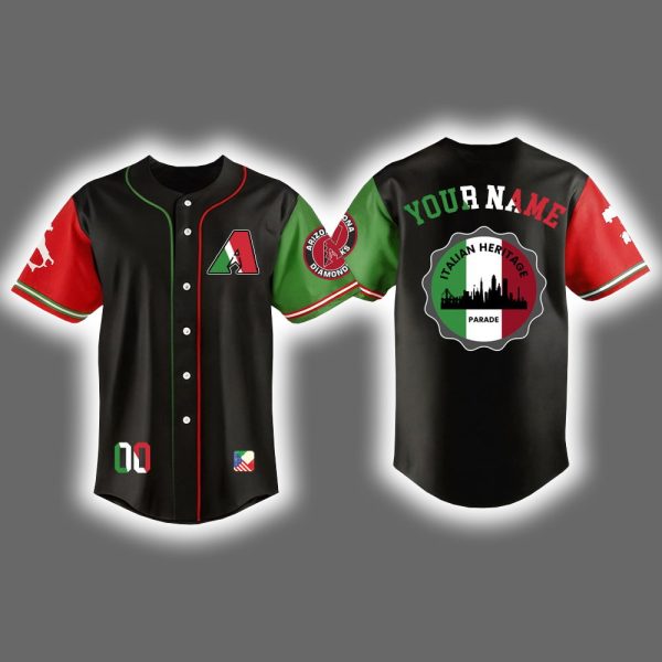 Diamondbacks Italian Heritage Month 2025 Jersey