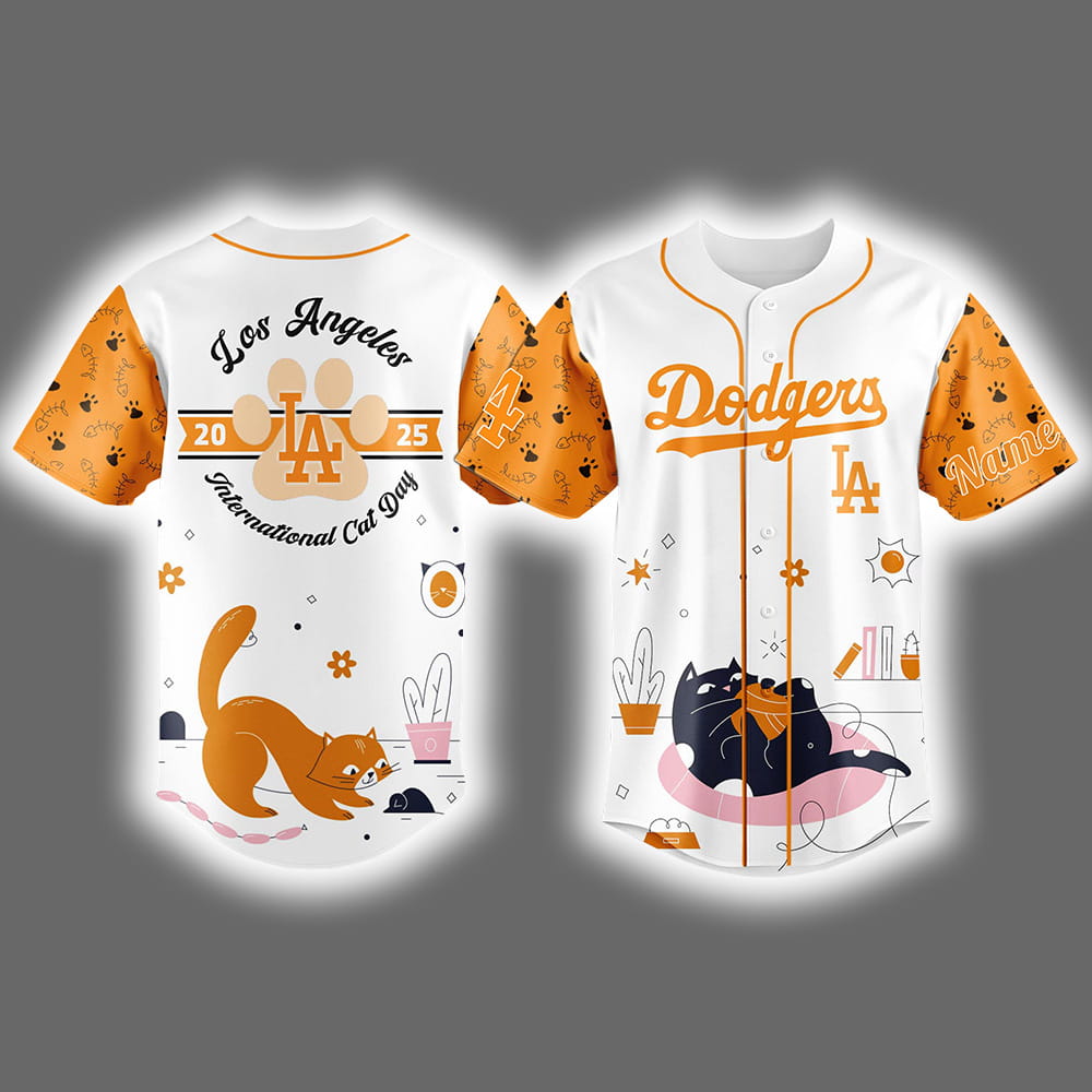 Dodgers International Cat Day 2025 Jersey Dodgers International Cat Day 2025 Jersey
