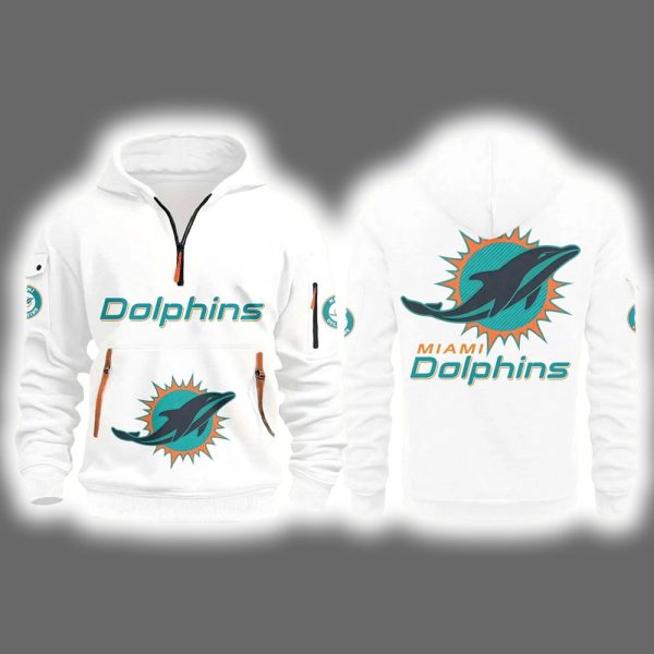 Dolphins Rivalries Quarter Zip Hoodie 2025