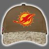 Dolphins USMC 250th Birthday Celebration Night Game 2025 Hoodie Joggers Cap 3