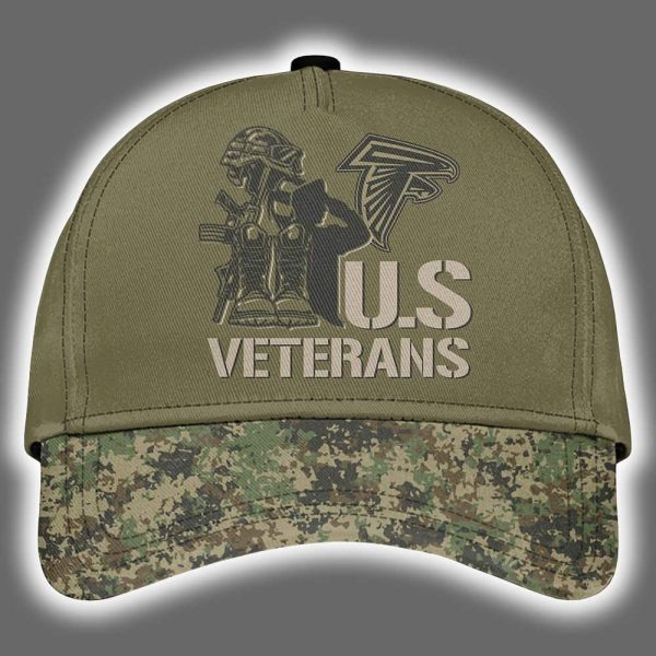 Falcons Happy Veterans Day Night Game 2025 Hoodie Joggers Cap 3