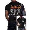 Fck Trump Skeleton Halloween Two-Sided Shirt