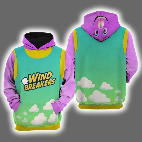 Gale Cumulus Elemental Halloween Costume Hoodie Joggers 2