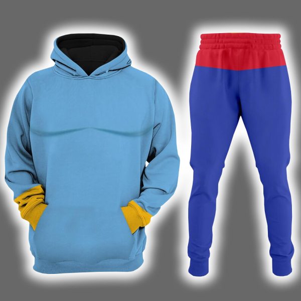 Genie Aladdin Halloween Costume Hoodie Joggers