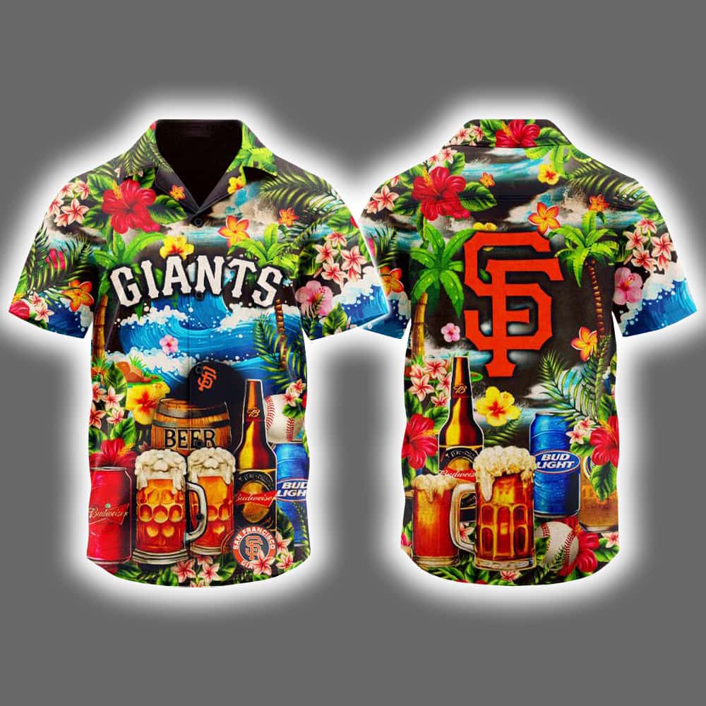Giants Summer Beers Hawaiian Shirt Giants Summer Beers Hawaiian Shirt