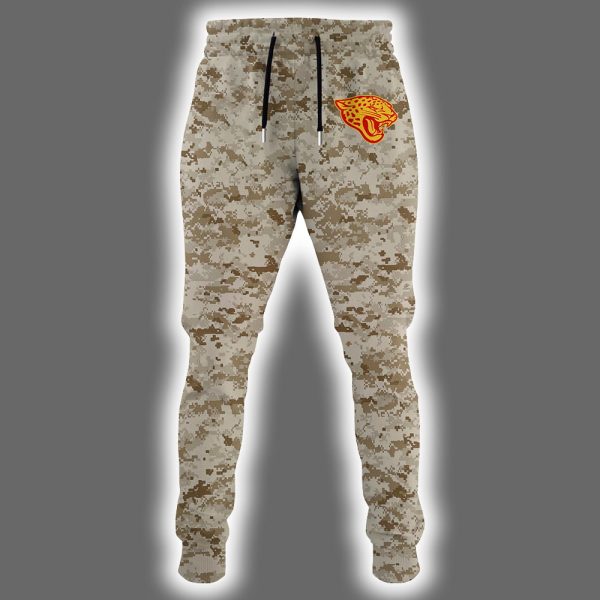 Jaguars USMC 250th Birthday Celebration Night Game 2025 Hoodie Joggers Cap 2