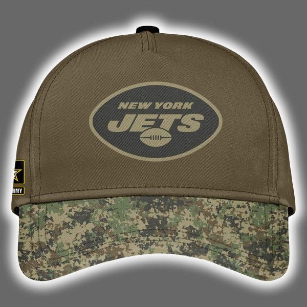 Jets US Army 250th Birthday Celebration Night Game 2025 Hoodie Joggers Cap 3