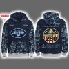 Jets US Navy 250th Birthday Celebration Night Game 2025 Hoodie Joggers Cap