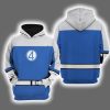 Johnny Storm Human Torch Fantastic Four First Steps Halloween Costume Hoodie Joggers 2