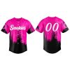 Knoxville Smokies Paint The Park Pink 2025 Jersey