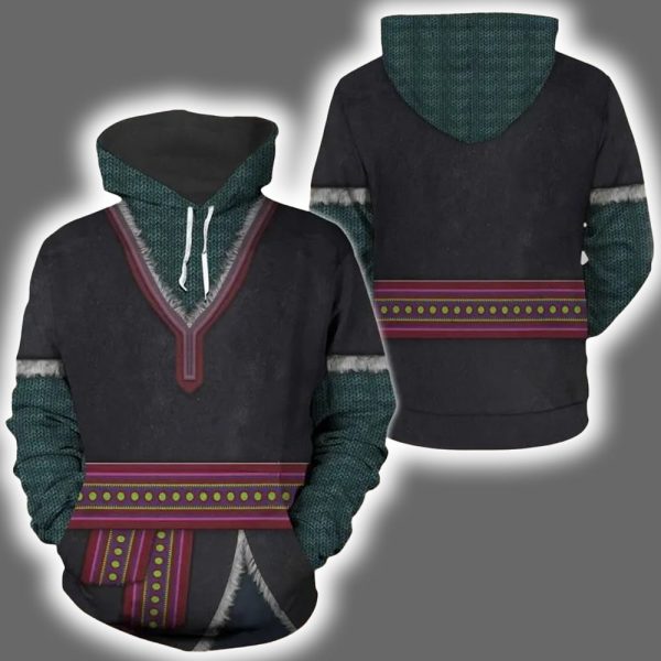 Kristoff Frozen Costume Halloween Hoodie