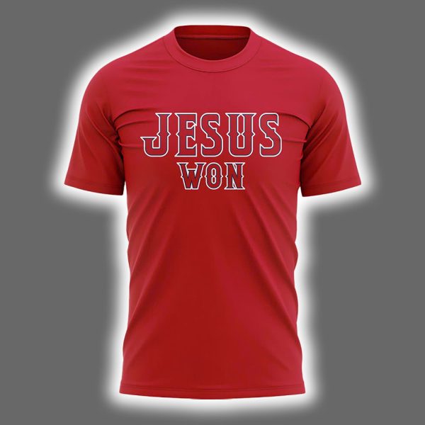 LA Angels Jesus Won Two Sided Shirt 2025 2