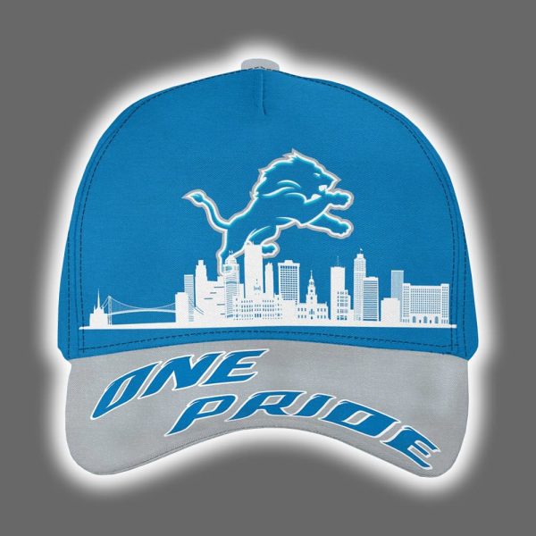 Lions One Pride Skyline Customized Cap