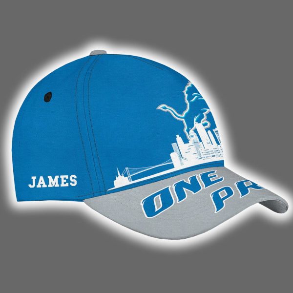 Lions One Pride Skyline Customized Cap 3