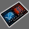Lions x Tigers Welcome To Our Happy Place Doormat