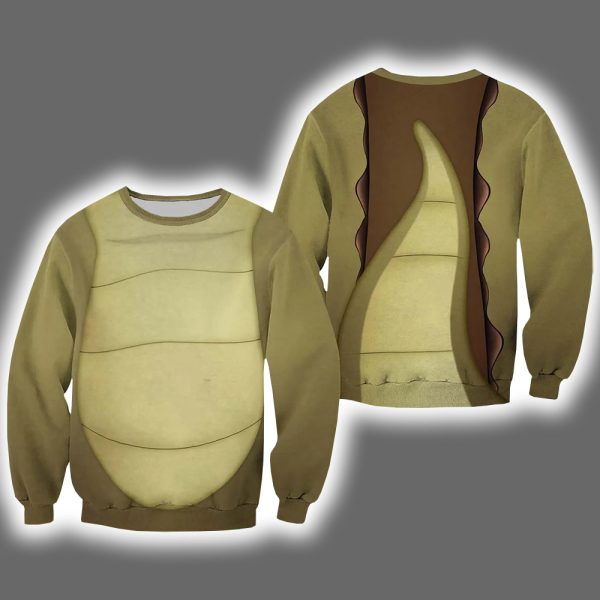 Louis Crocodile Princess And The Frog Halloween Costume Shirt 2