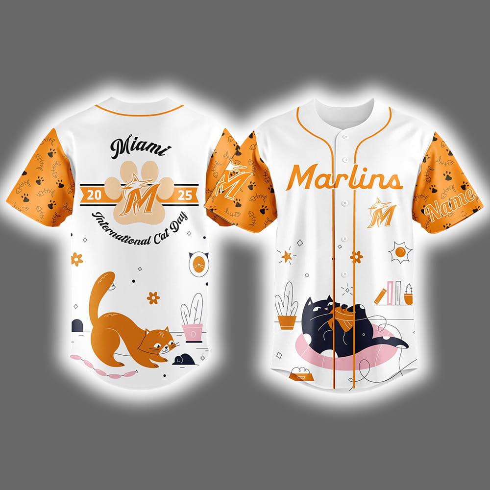 Marlins International Cat Day 2025 Jersey Marlins International Cat Day 2025 Jersey