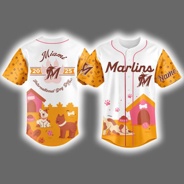 Marlins International Dog Day 2025 Jersey