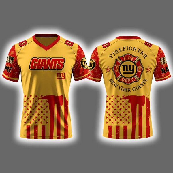 NY Giants x Firefighter Appreciation Night 2025 Football Jersey