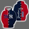 NY Giants x Yankees Personalized Hoodie